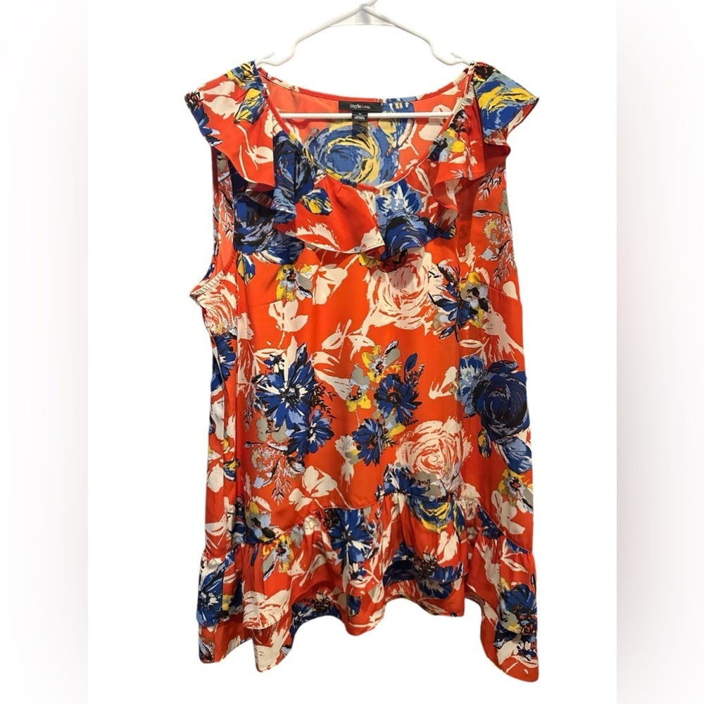 Style & co. Floral array tops size XL